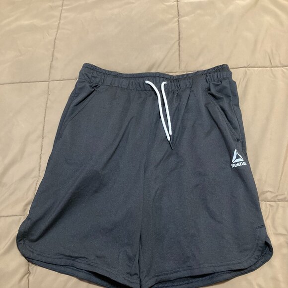 Men's Reebok Basketball Shorts Size Medium Black - Picture 1 of 5